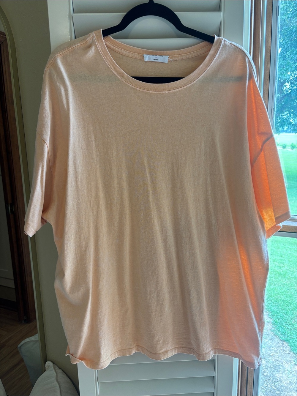 Double Zero Peach Crewneck Tee